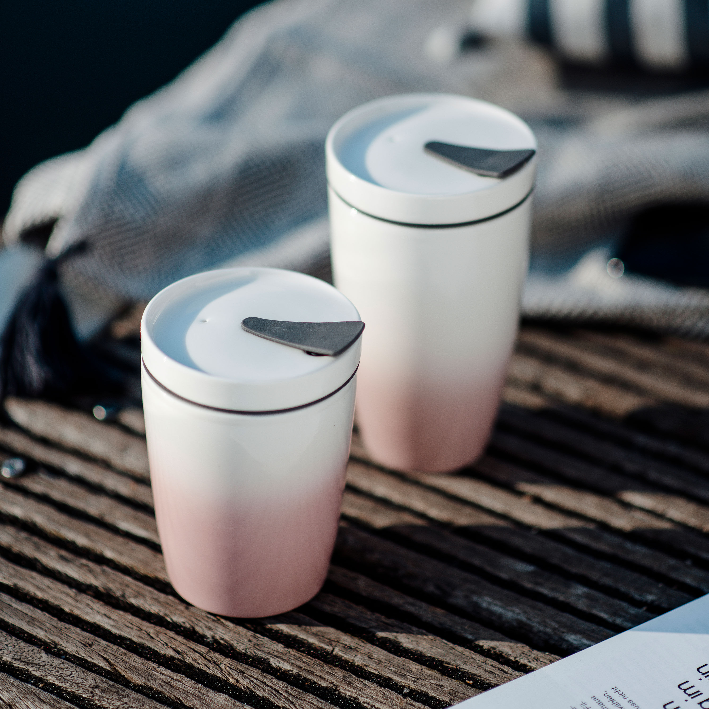 To Go Travel coffee mug White, 11.9 oz