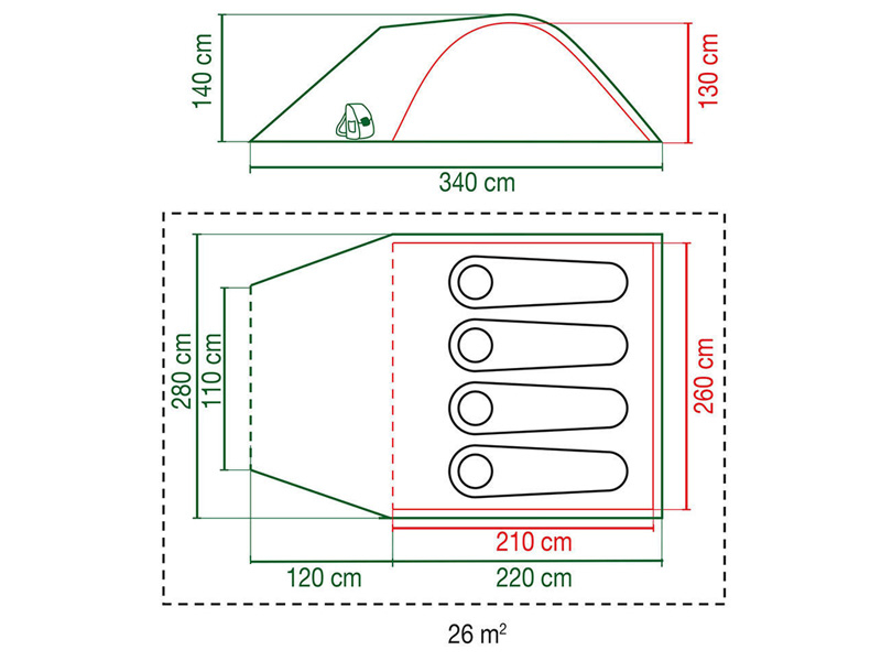 Coleman Kobuk Valley 4 Plus BlackOut koepeltent