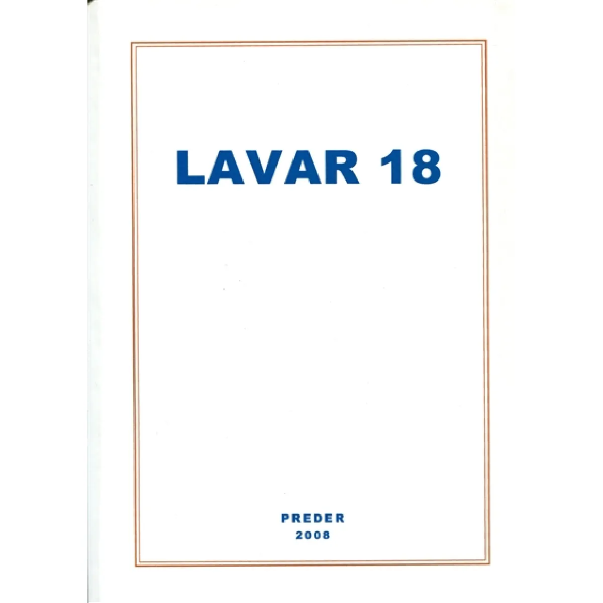 Lavar. Vol. 18 · Occasion
