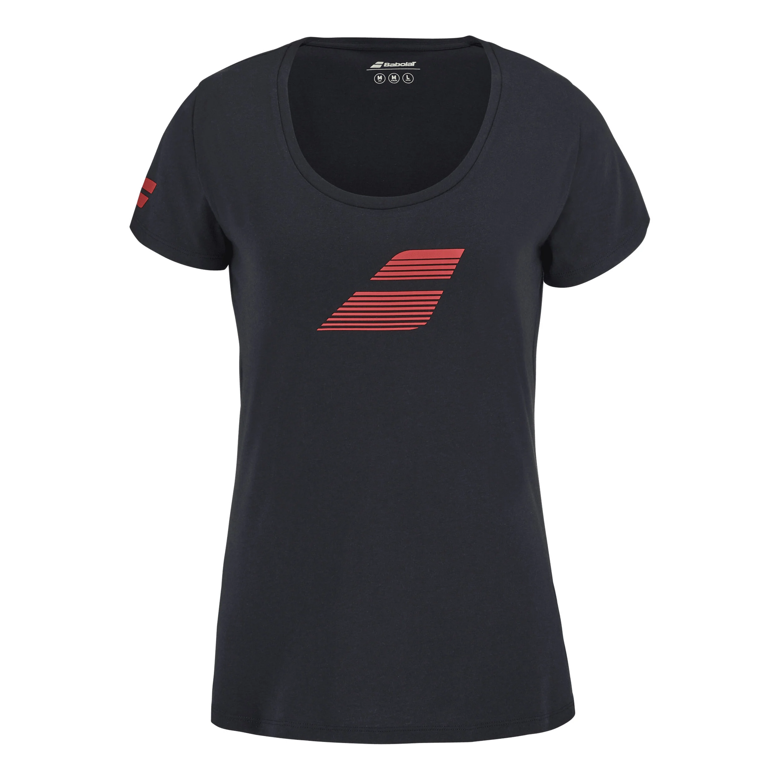 Babolat Exercise Flag T-shirt Femmes - Noir , Rouge