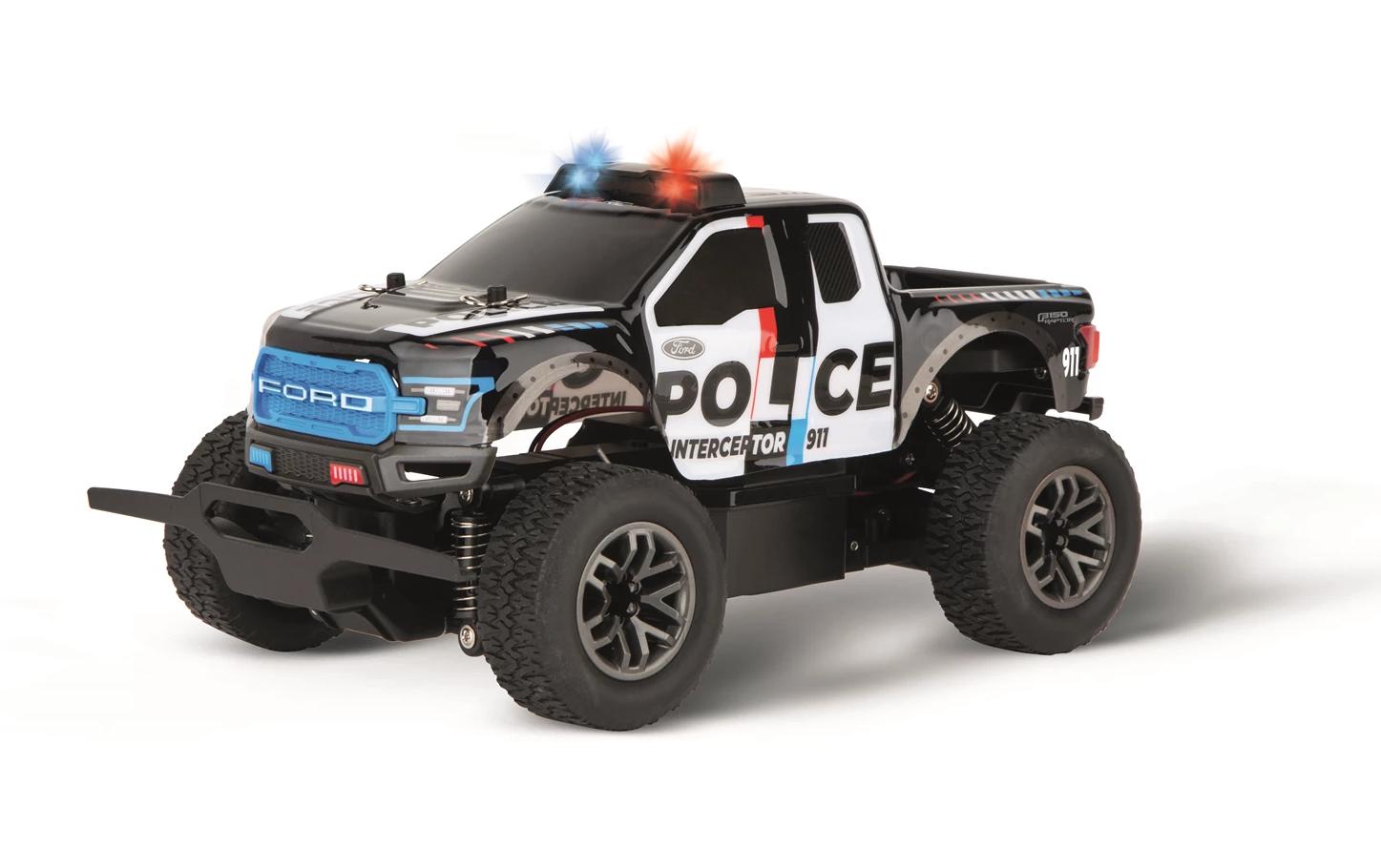 Ford F-150 Raptor Police 1:18Funkgesteuerter Polizei-Pickup im Massstab 1:18