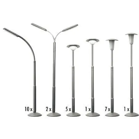 FALLER 180538 - Straßenlampen-Set, Spur H0