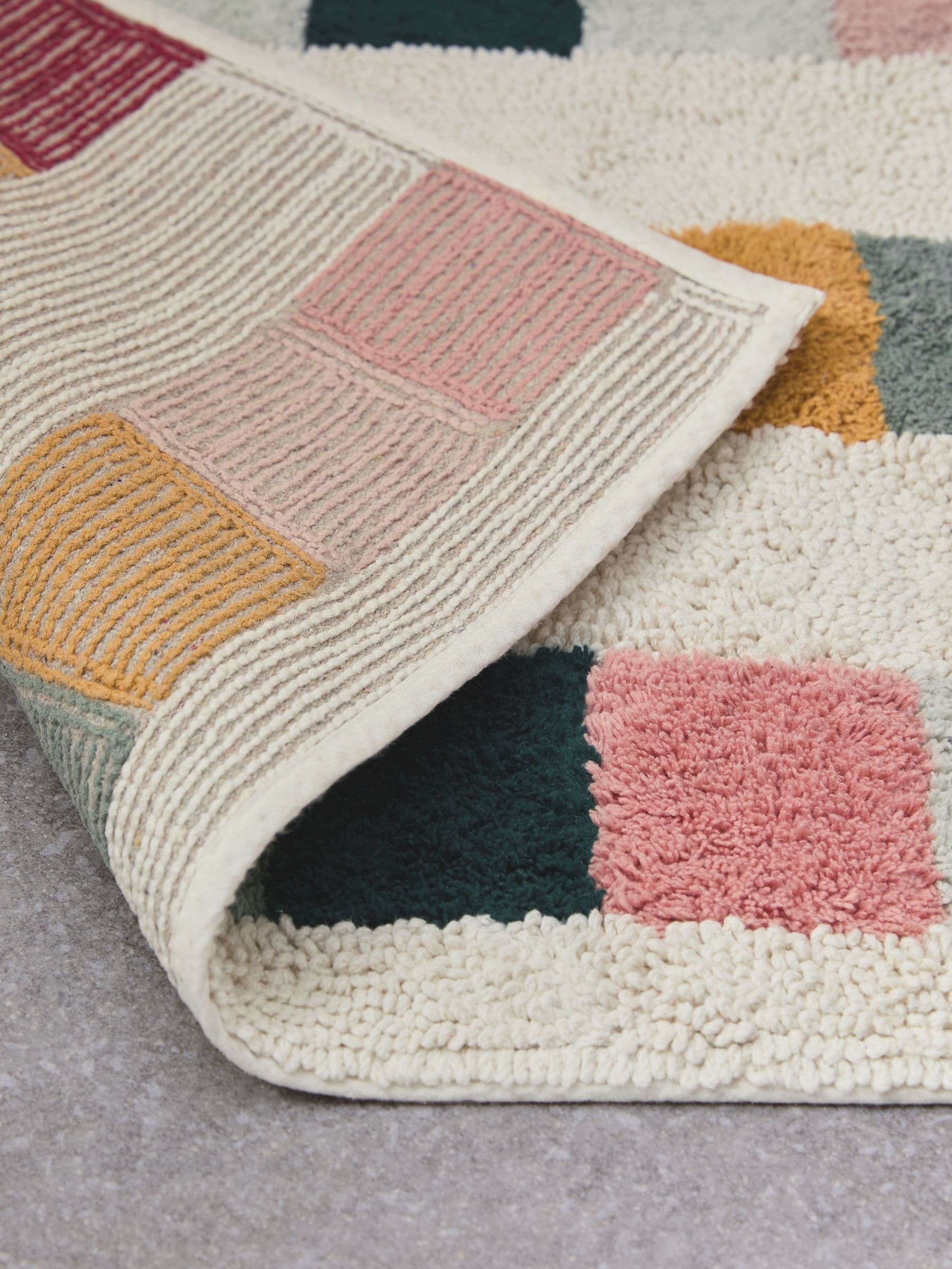 Sketch 100% Cotton Bath Mat