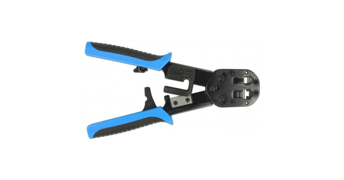 DeLOCKRJ45 Crimp + Cut set krimptang  (Zwart/blauw)