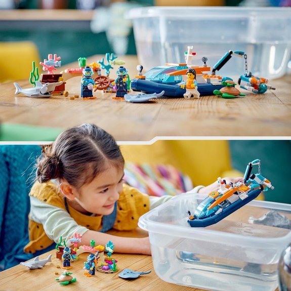 Bateau d'exploration sous-marine Lego City 60377