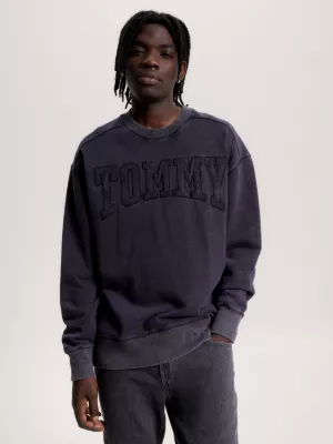 Moletom Varsity Acid Wash Relaxed Fit