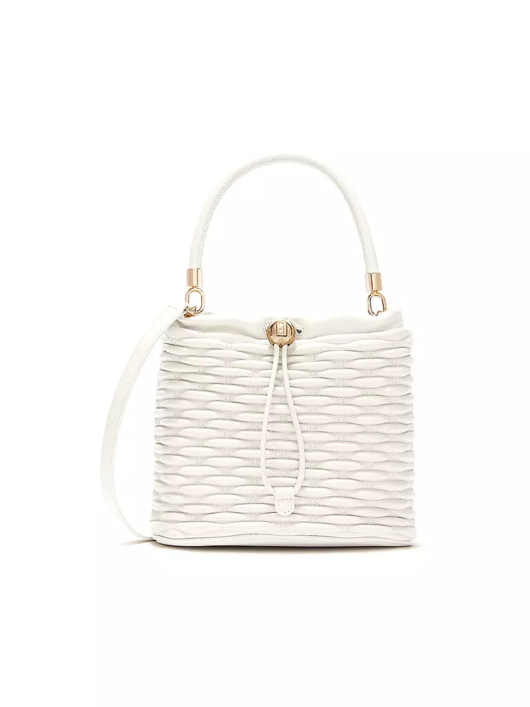 FURLA Ledertasche - Bucket Bag MIONIDO XSmall creme