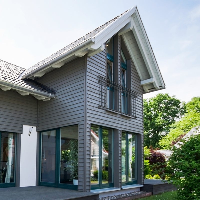 ECD Duitsland Franse balkonleuning 184 x 90 cm | met 14 vulspijlen | Antraciet | mat en structuur | Antraciet | van gepoedercoat staal | Balkonleuning, balkonleuning, spijlenleuning, balkonrooster
