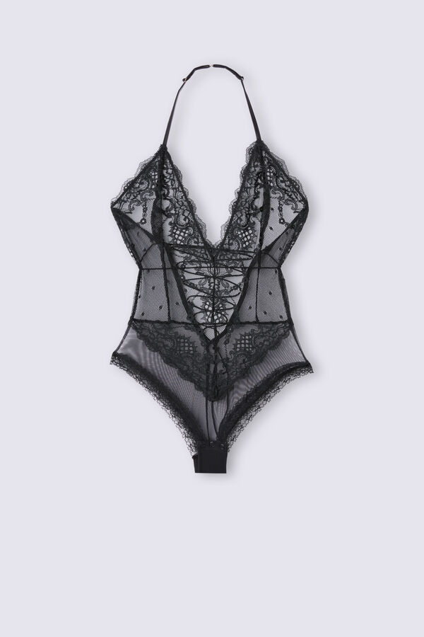 Body de renda e tule Sinful Fantasies