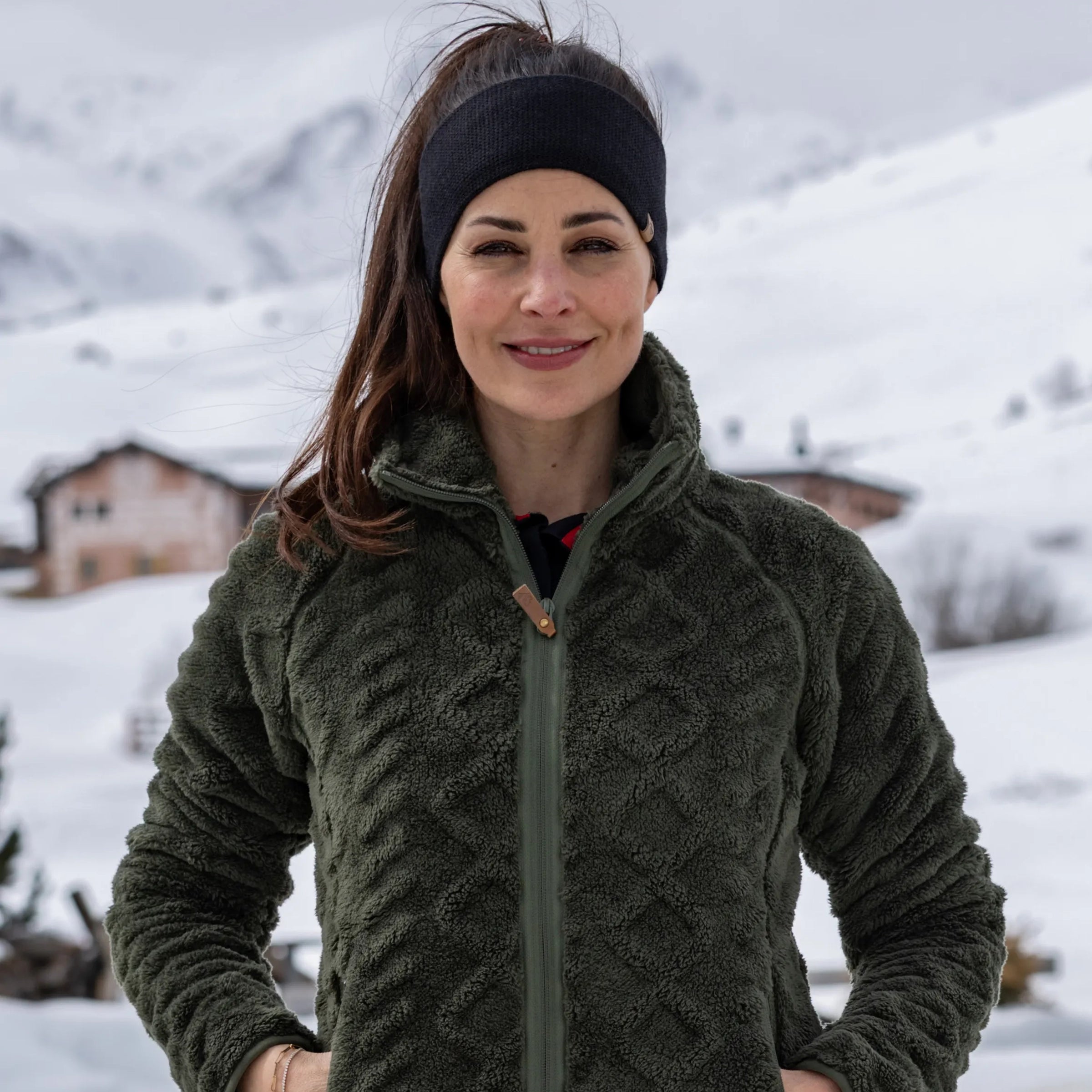 Frauen Jacke Fleece Rosemary Thyme