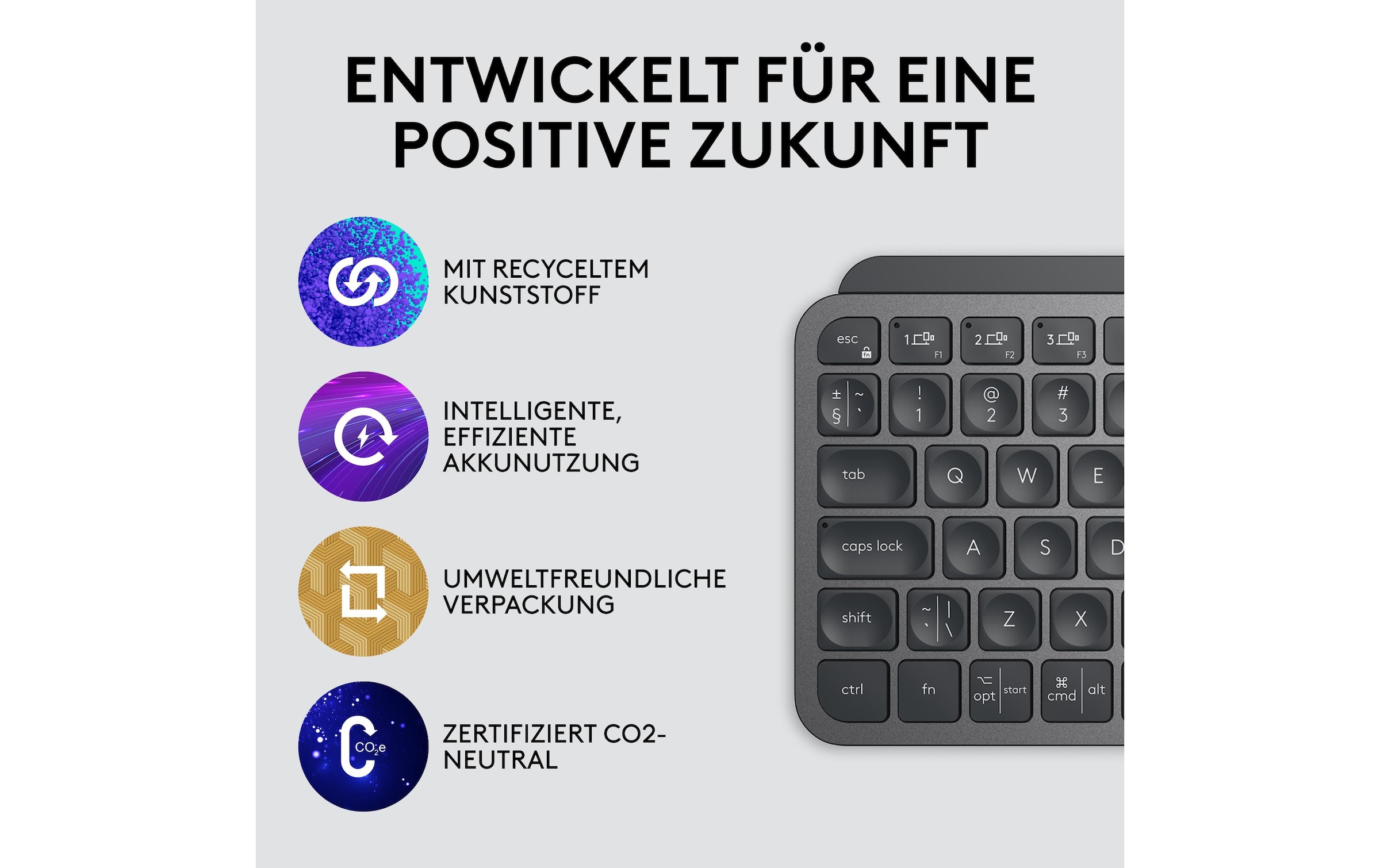 Logitech Tastatur »Logitech MX Keys Mini graphite« ()