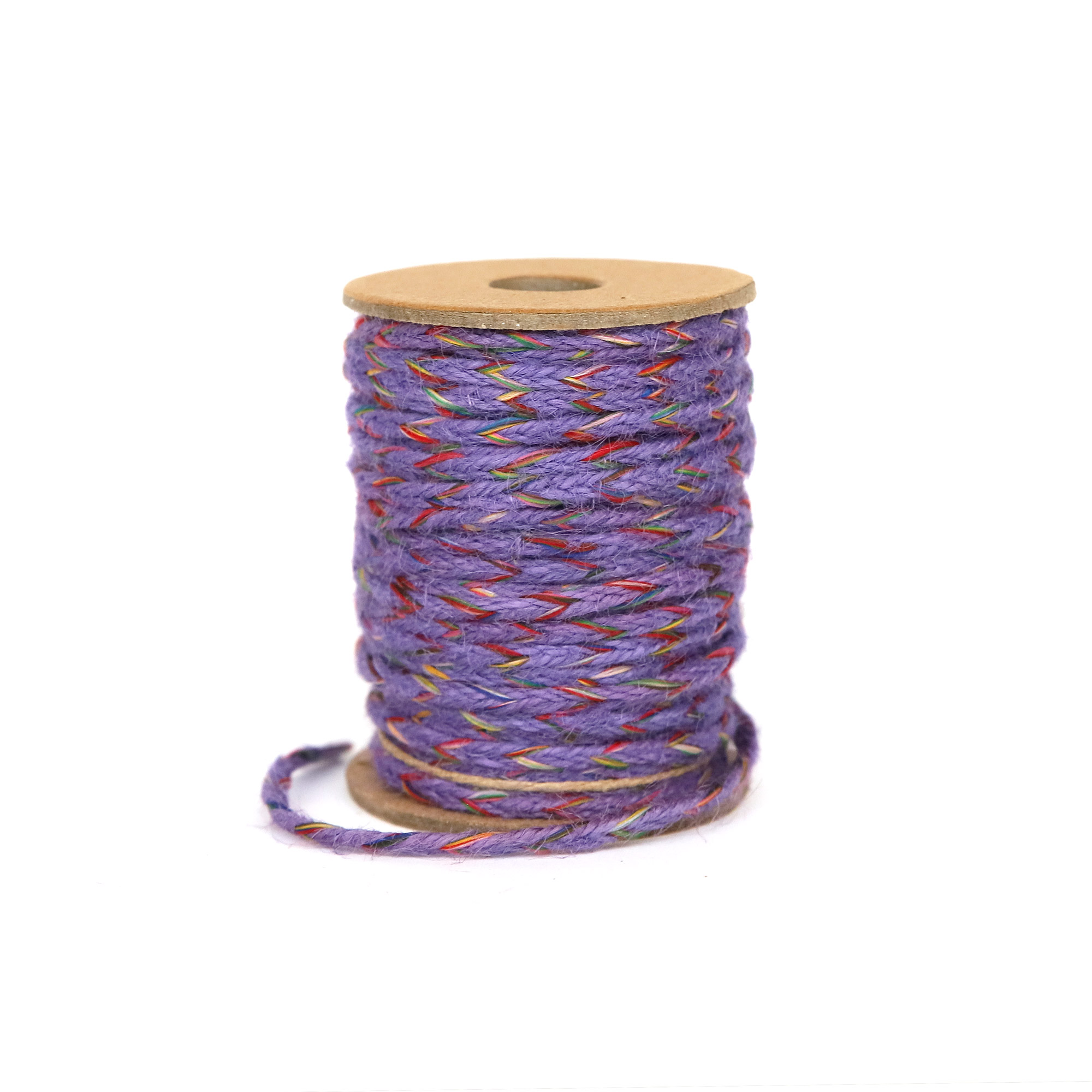 Geflochtene Jute lila 20 m günstig bestellen
