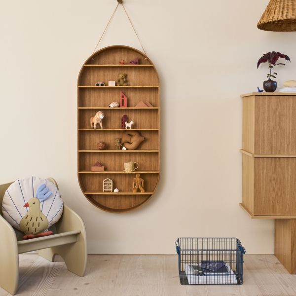 Ferm Living Wandrek Ovaal - Oiled Oak