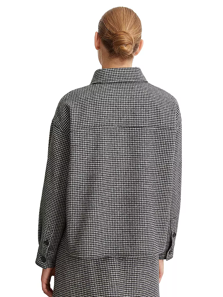 MARC O'POLO Overshirt Boxy Fit schwarz