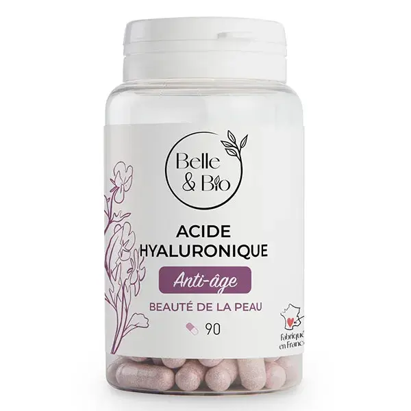 Ácido Hialurônico Orgânico Belle & Bio - 90 cápsulas