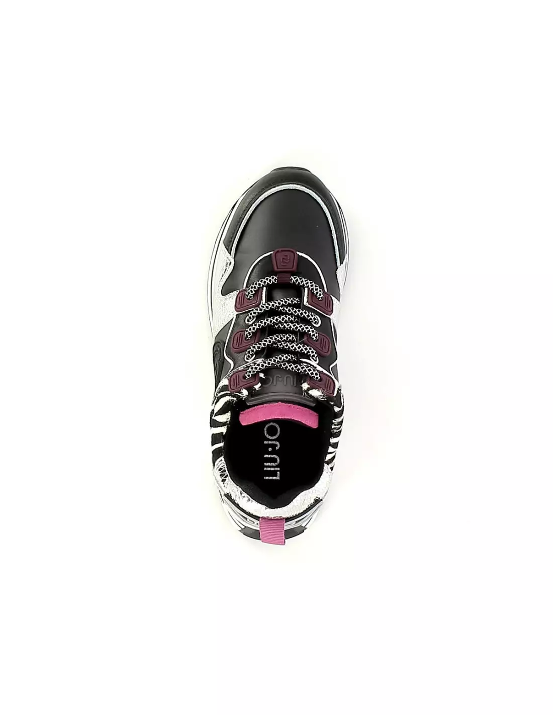 LIU JO MAXI WONDER - Baskets Noirargentzebre