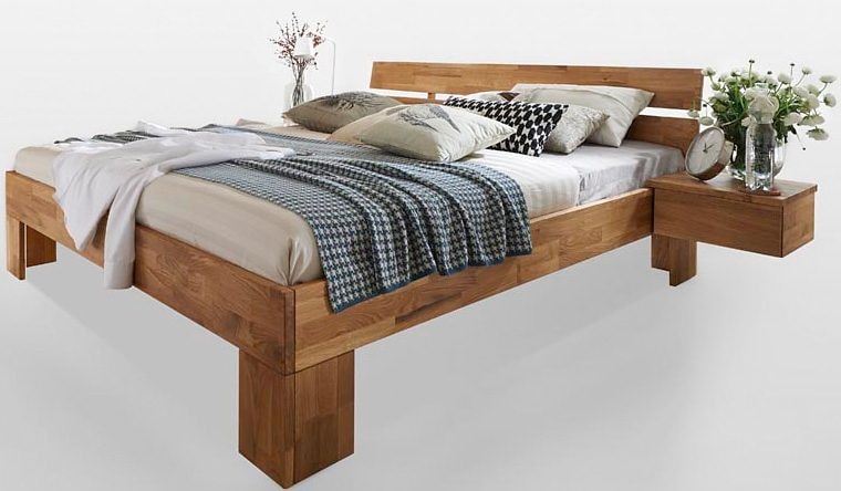 Home affaire Nachtkonsole »Tommy FSC-zertifiziertes Massivholz In hochwertiger Verarbeitung« Set, 2 Nachtkonsolen,  Massivholz, Skandinavisches Design, Robust, stabil, FSC zertifiziert