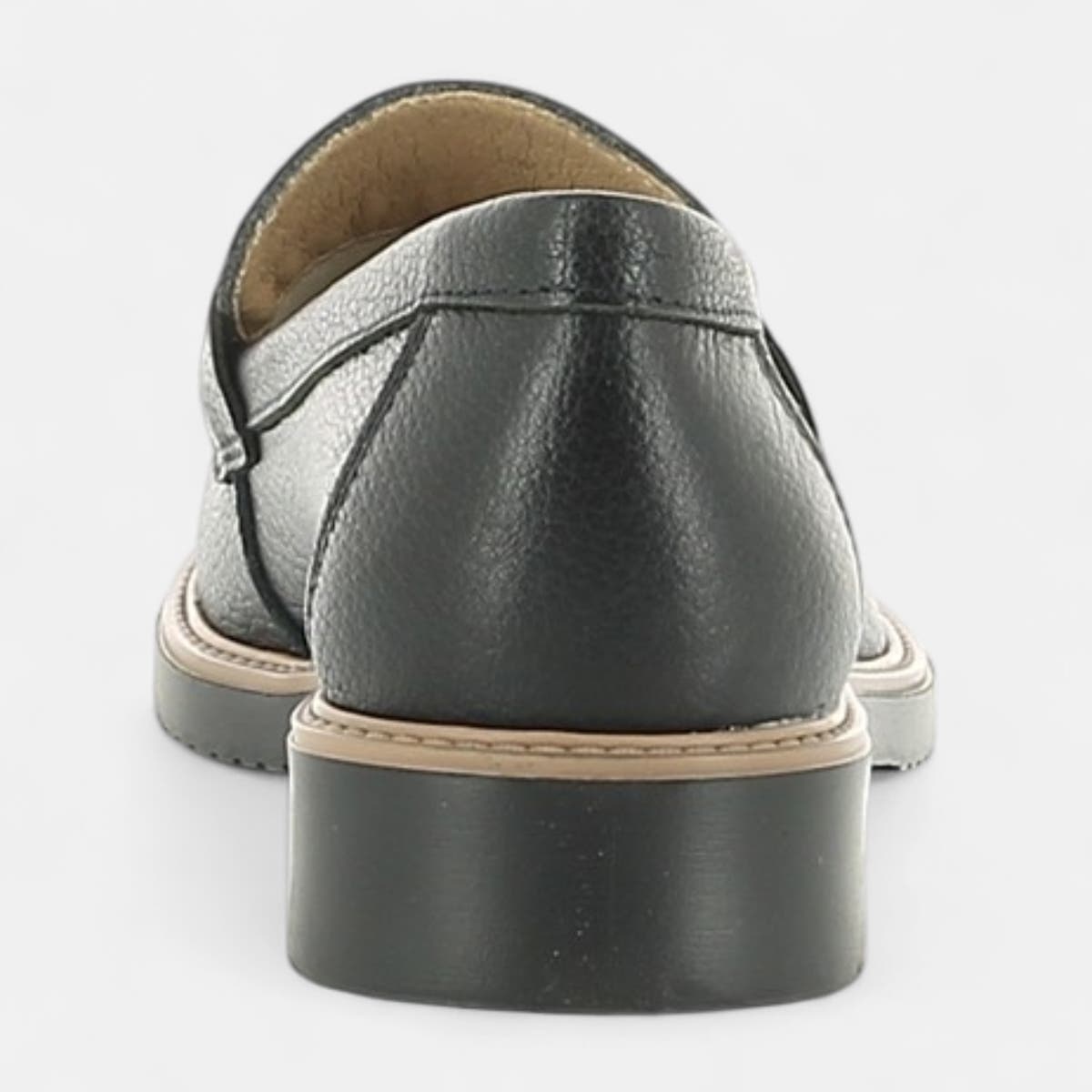Mocassins Femme en cuir noir