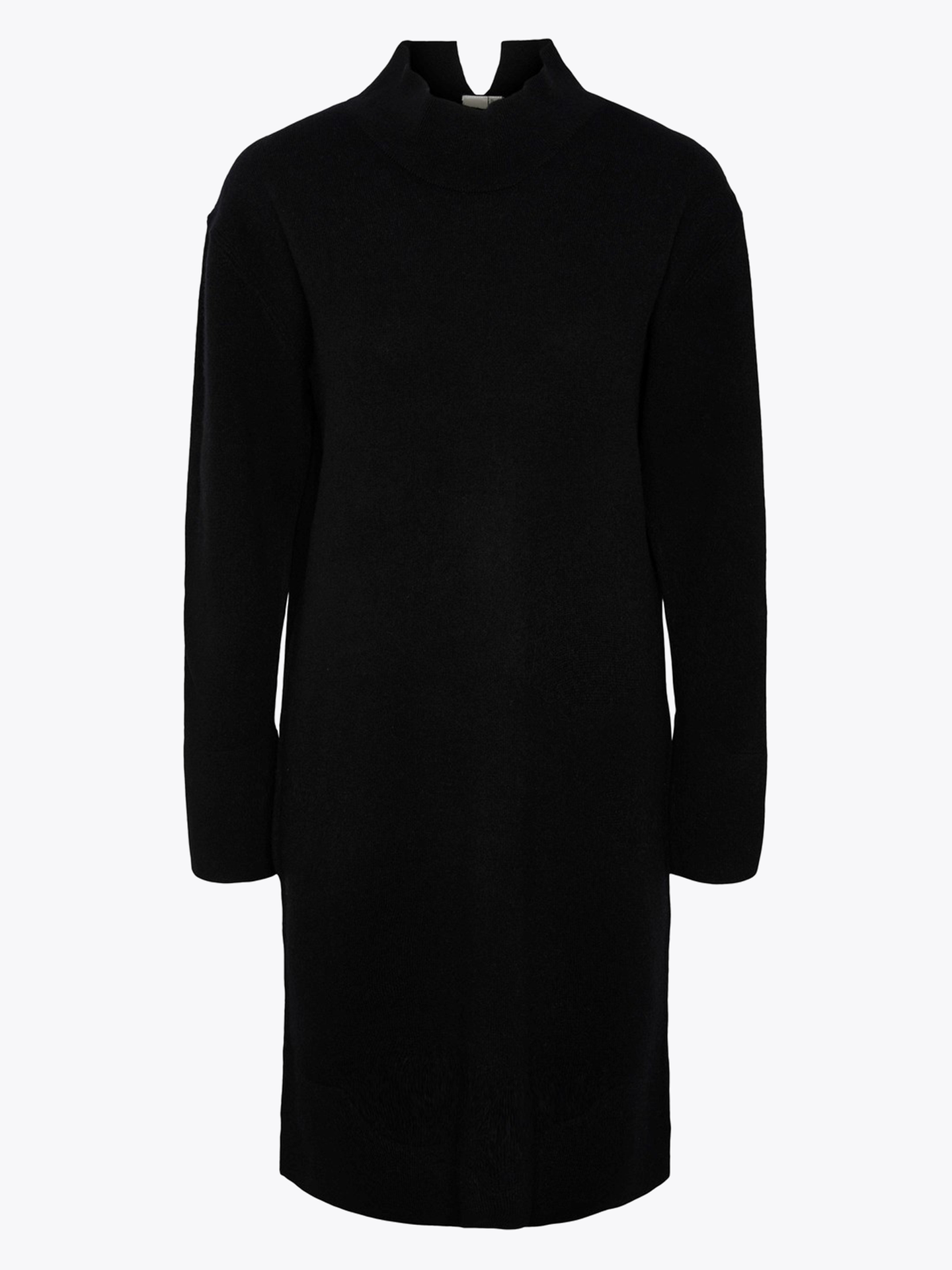 Emilie Long Sleeve High Neck Knit Dress