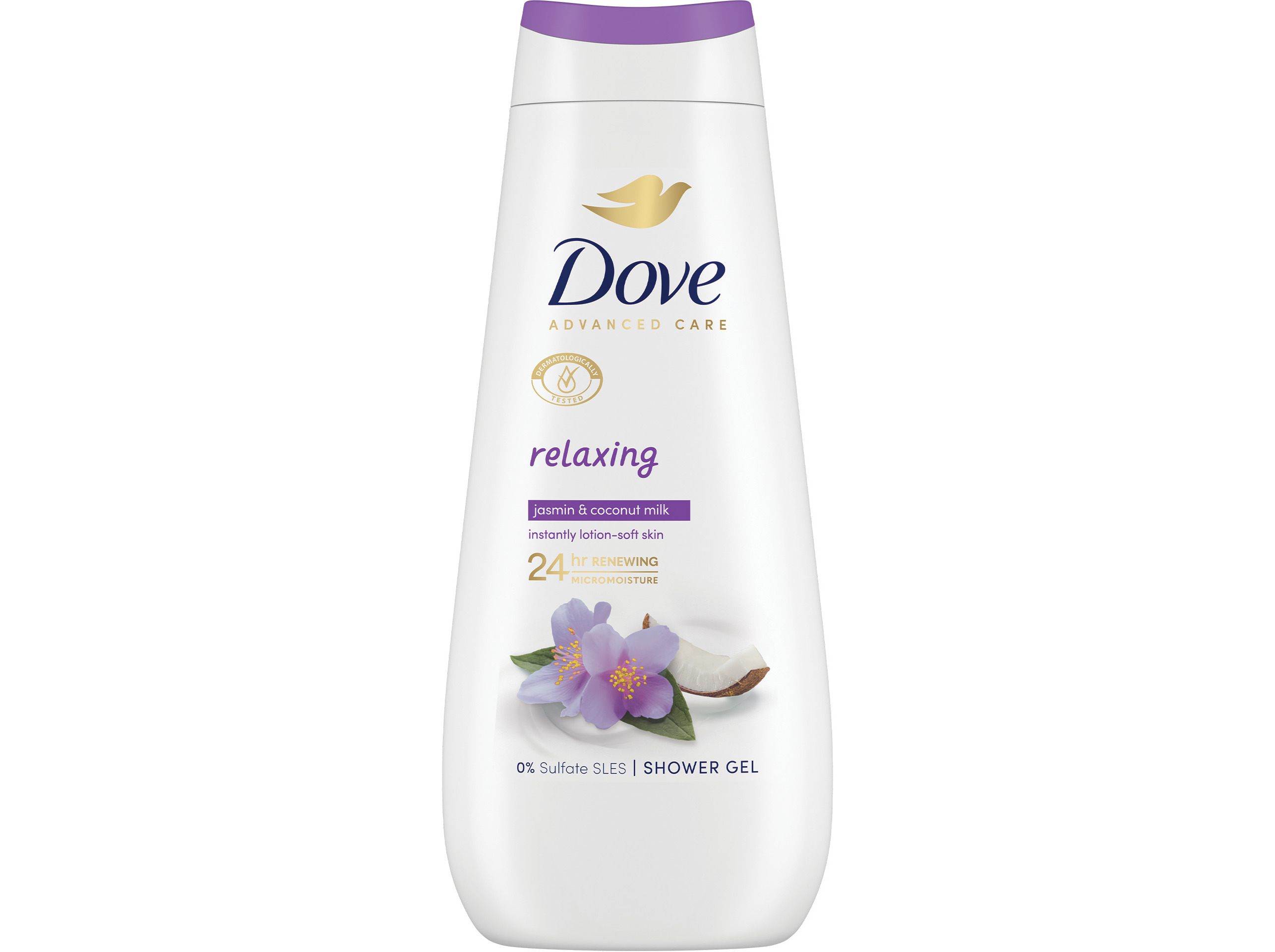 GEL BANHO DOVE ADVANCED RELAX COCONUT 400ML