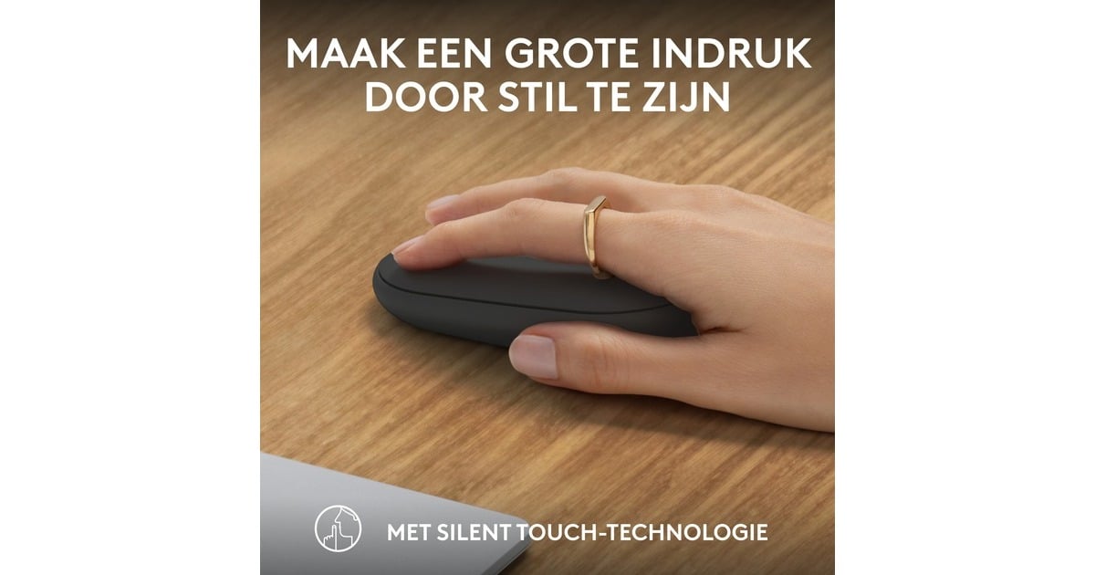 LogitechPebble Mouse 2 M350s  (Grafiet)