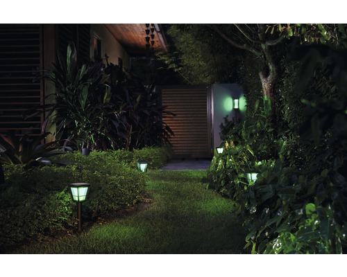 Philips Hue LED wandlamp White & Color Ambiance 1150 lm zwart - Compatibel met SMART HOME van Hornbach