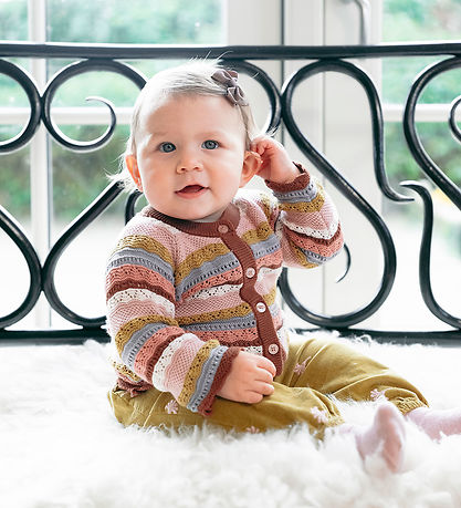 Hust and Claire Cardigan - Strik - Carren - Dusty Rose m. Hulm?n