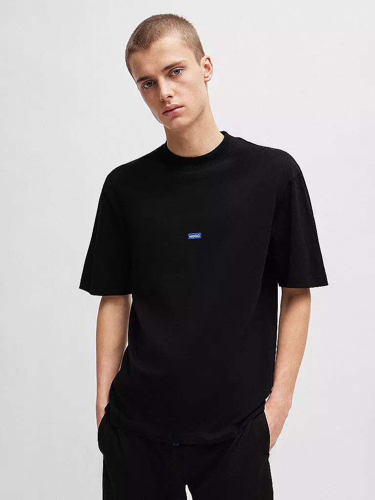 HUGO T-Shirt NIEROS schwarz