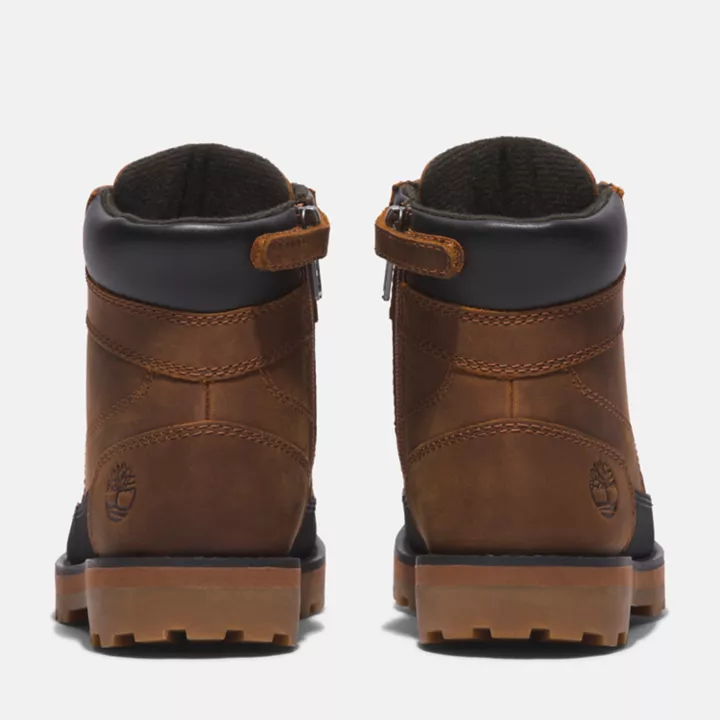 Bota infantil Courma Kid de 6 polegadas na cor marrom
