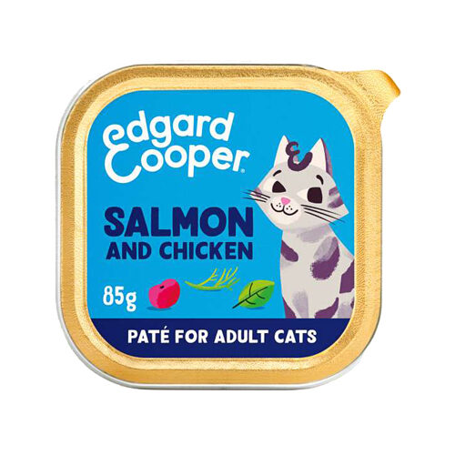 Edgard & Cooper Adult Cat - MSC-Zalm en Vrije Uitloop Kip - Paté