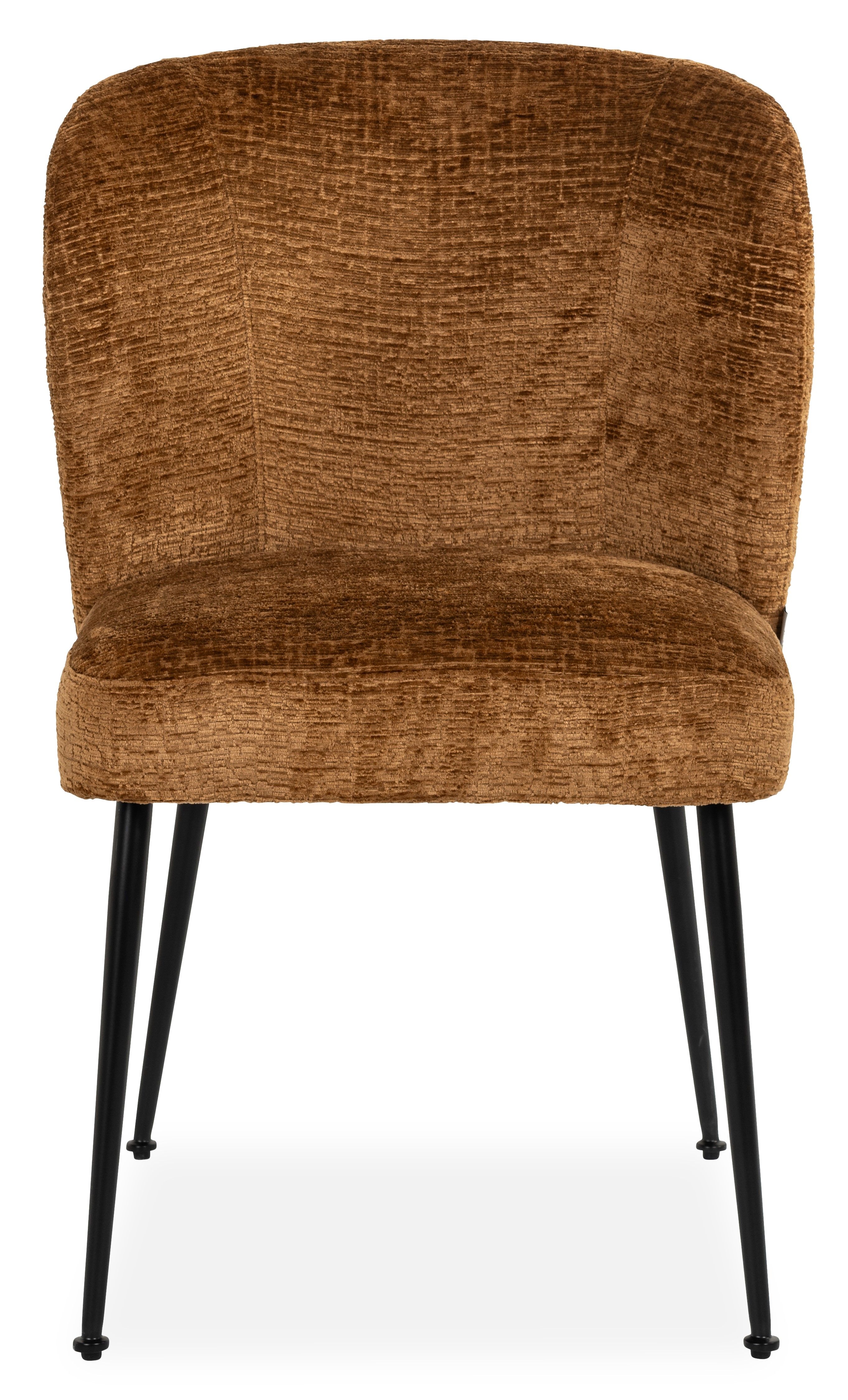 Eetkamerstoel S4507 Cognac Fusion Fallon B55 x D60 x H85 cm