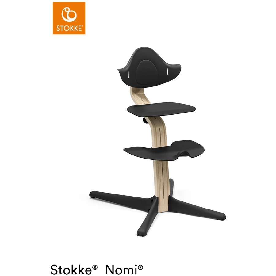 STOKKE® Nomi® Hochstuhl Buche natur  schwarz