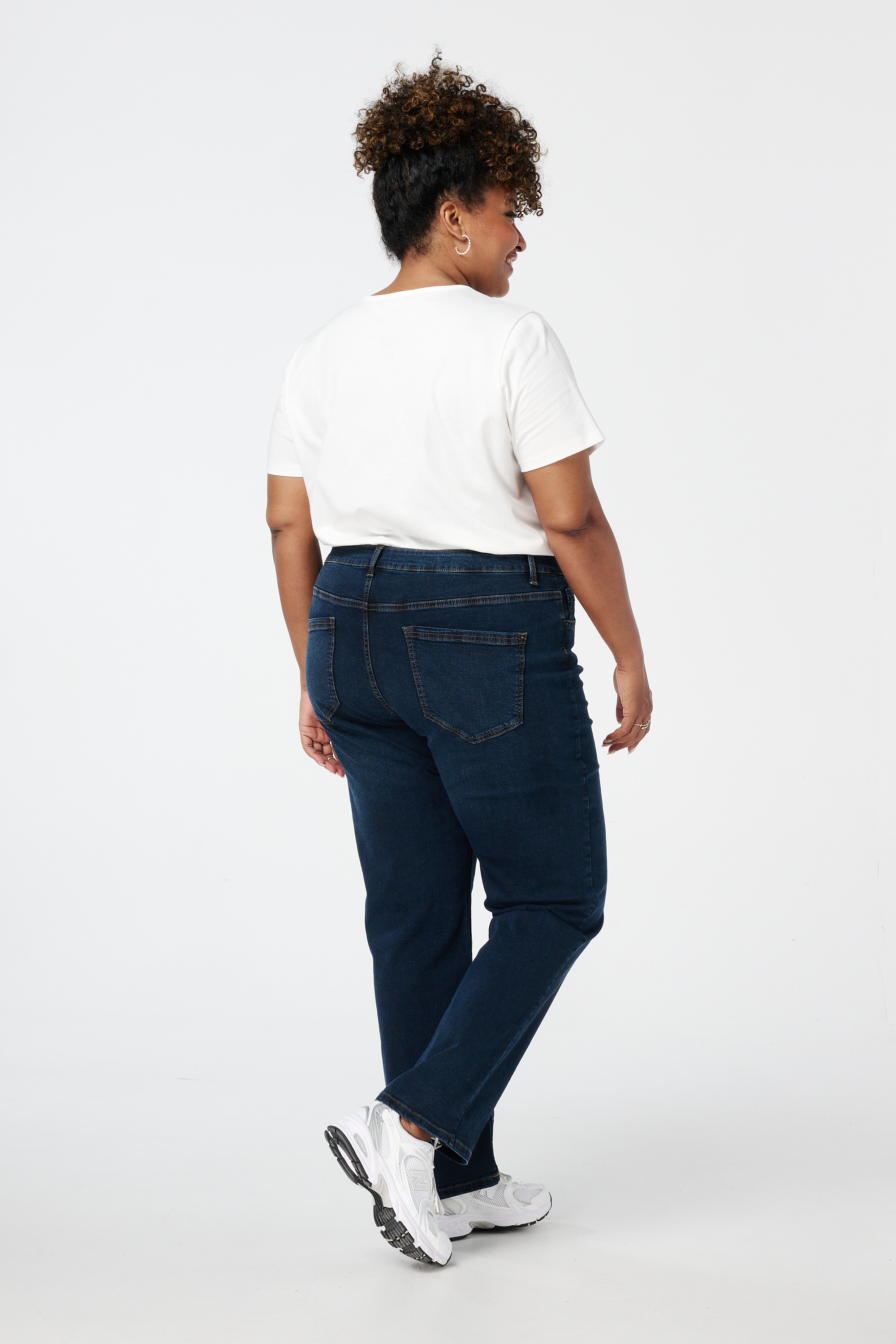 Straight leg jeans LILY Rinse Washed Denim
