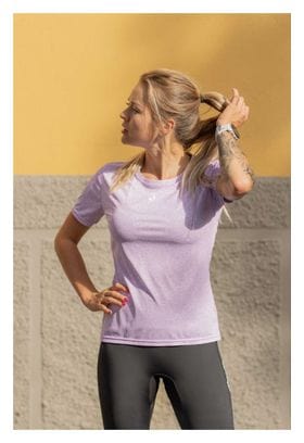 Maillot Manches Courtes Rogelli Sparkle Violet Femme