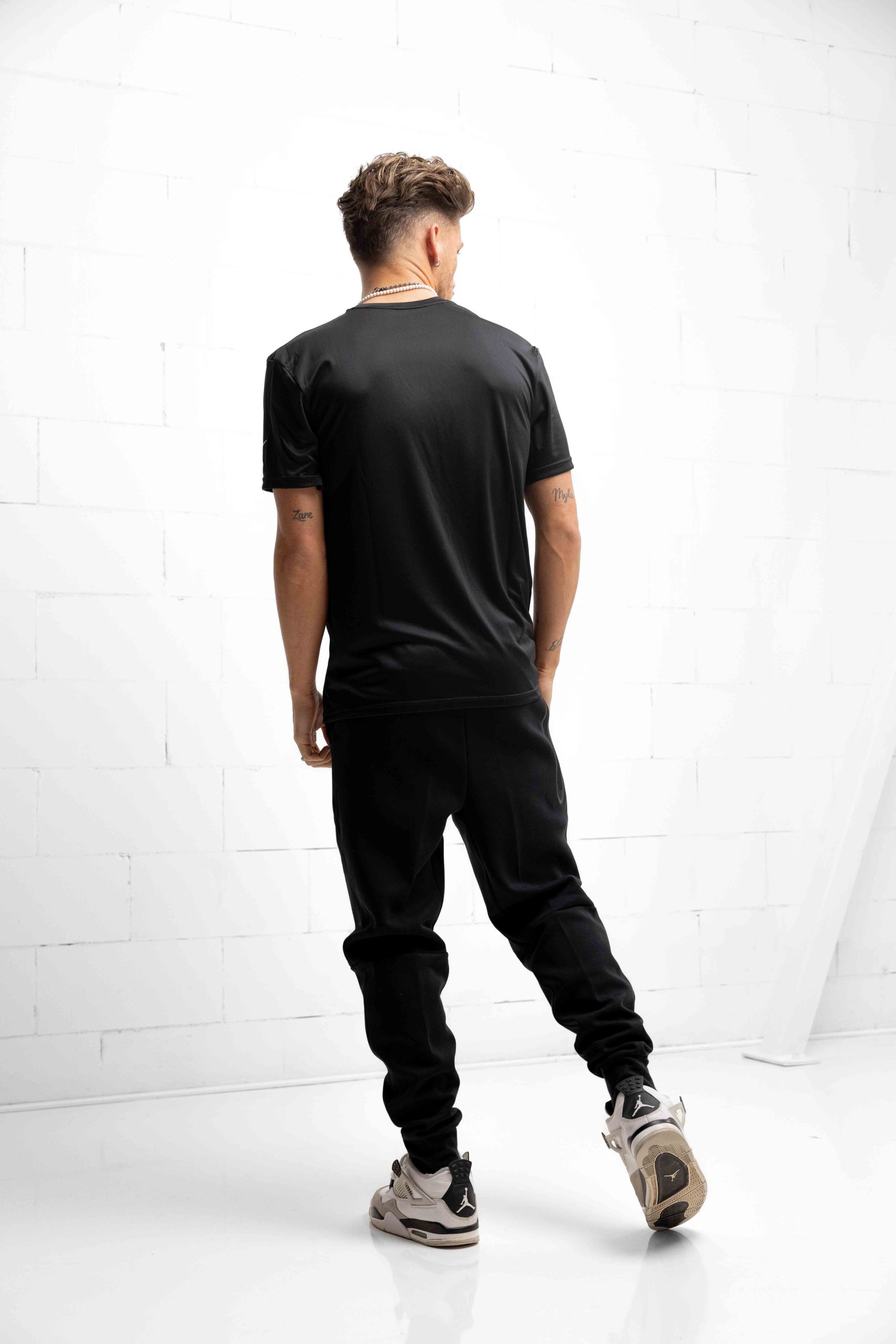 Nike Swim Bicoastal Hydroguard T-Shirt Heren Zwart