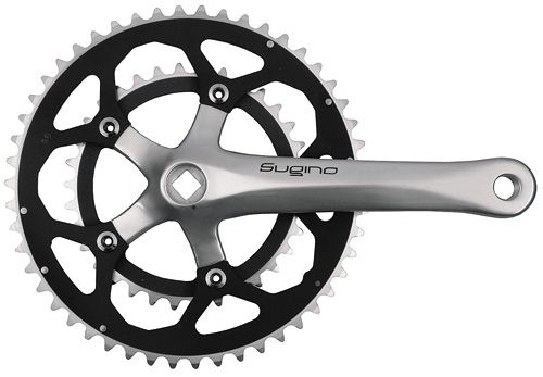 XD700 Rennvelo Kompaktkurbel, 175mm, 5034 Zähne  silber  175mm