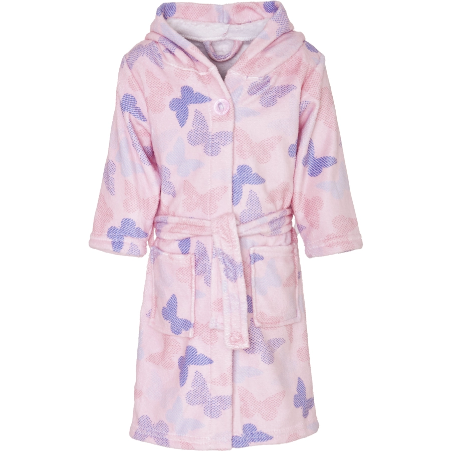 Playshoes Fleece-Bademantel Schmetterlinge