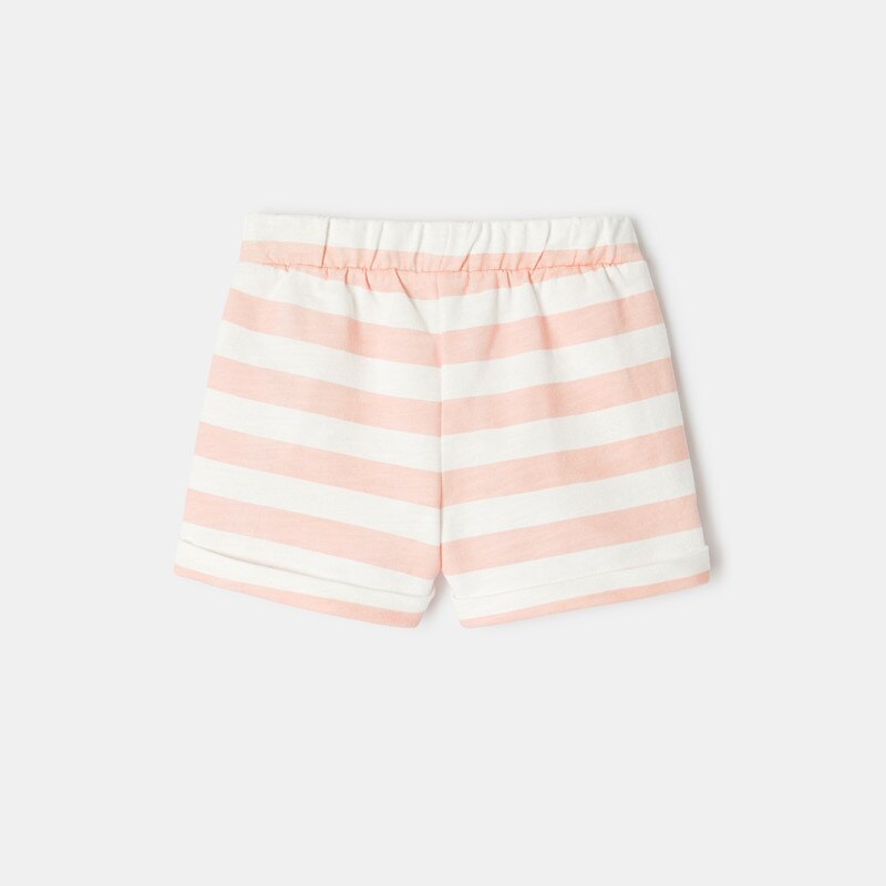 Short en molleton de coton bio rose mixte Absorba Rose