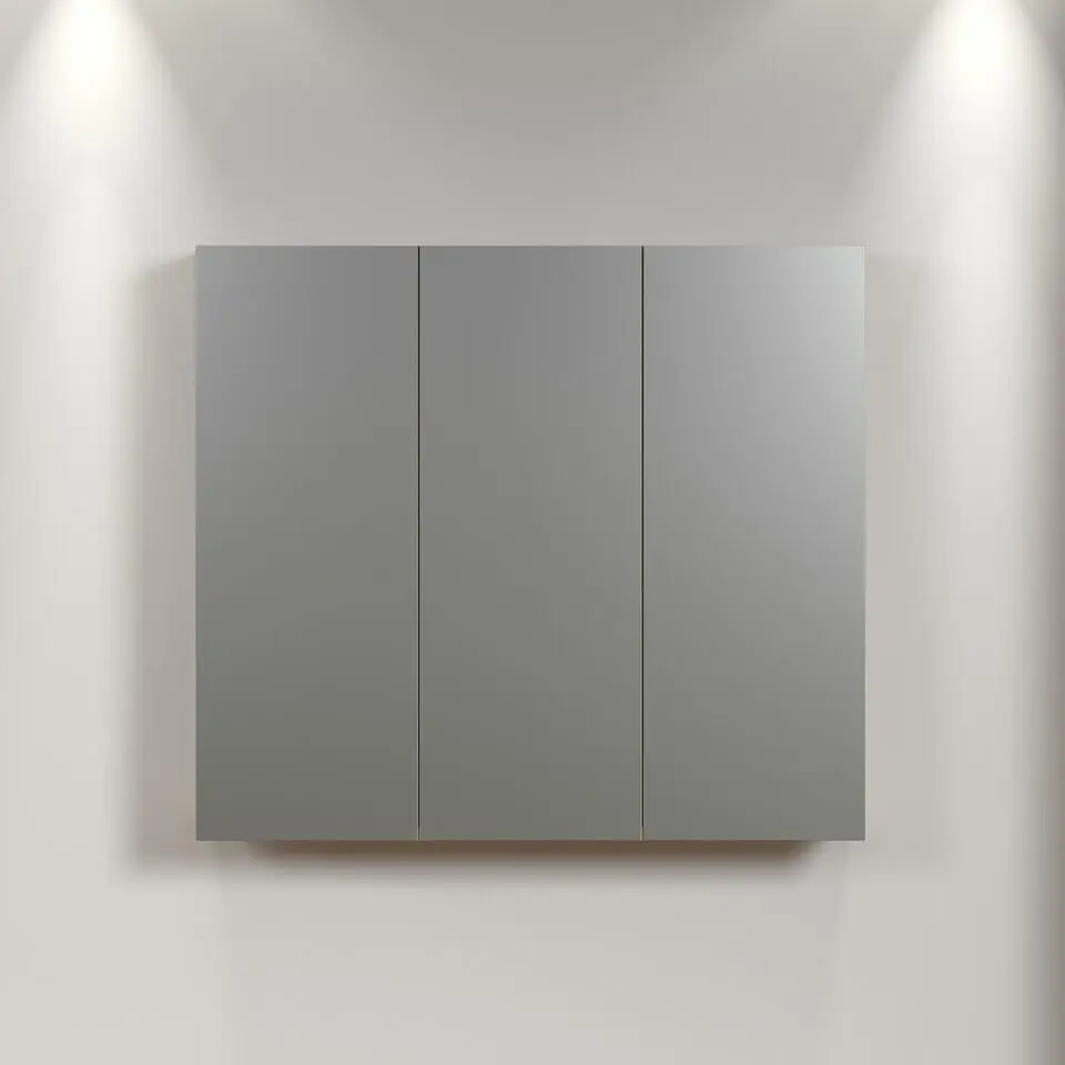 CALICOSY - Badkamerkast met spiegel PUREBLISS - 20x90x80 cm