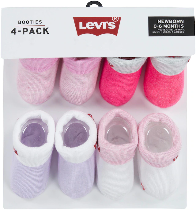 Levi's® Kids Socken »4PK Red Tab Bootie« 8 Stk. tlg. UNISEX