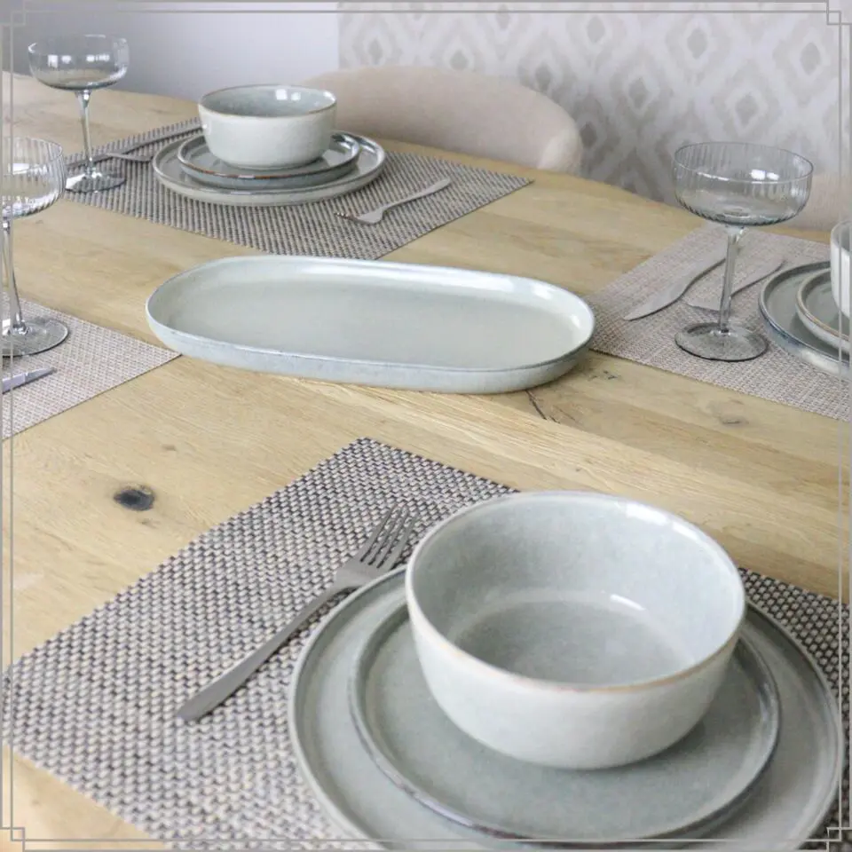 OTIX Dinerborden Bordenset 6 Persoons 27cm Aardewerk BEECH