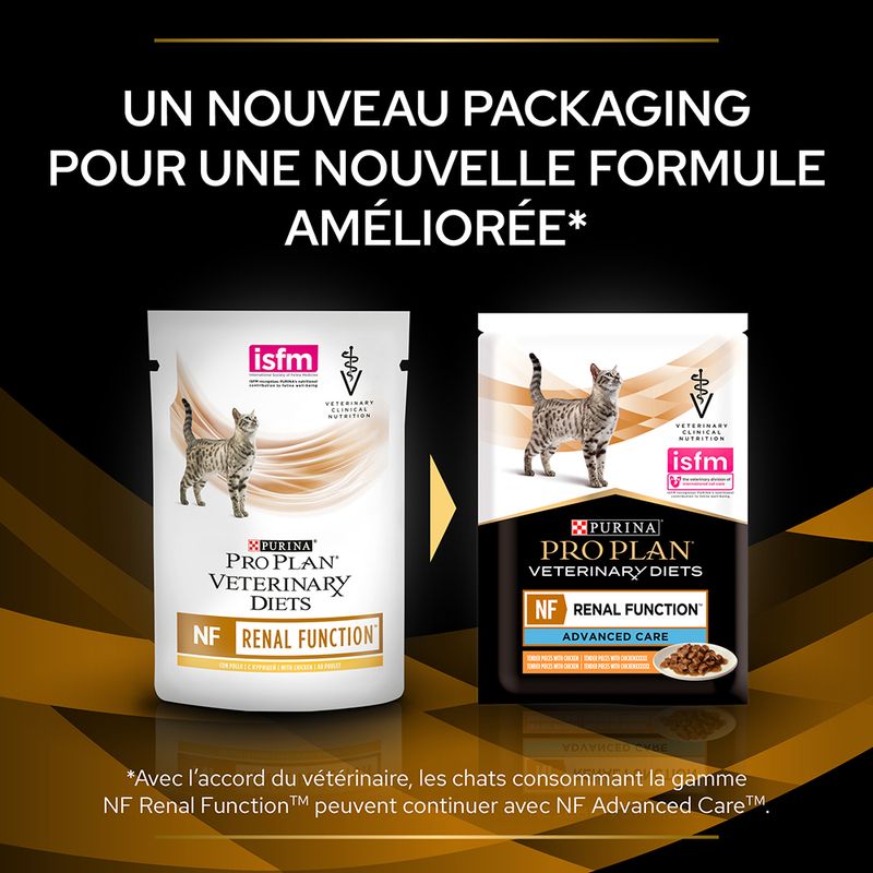 PURINA PRO PLAN Veterinary Diets NF Renal Function Advanced Care poulet