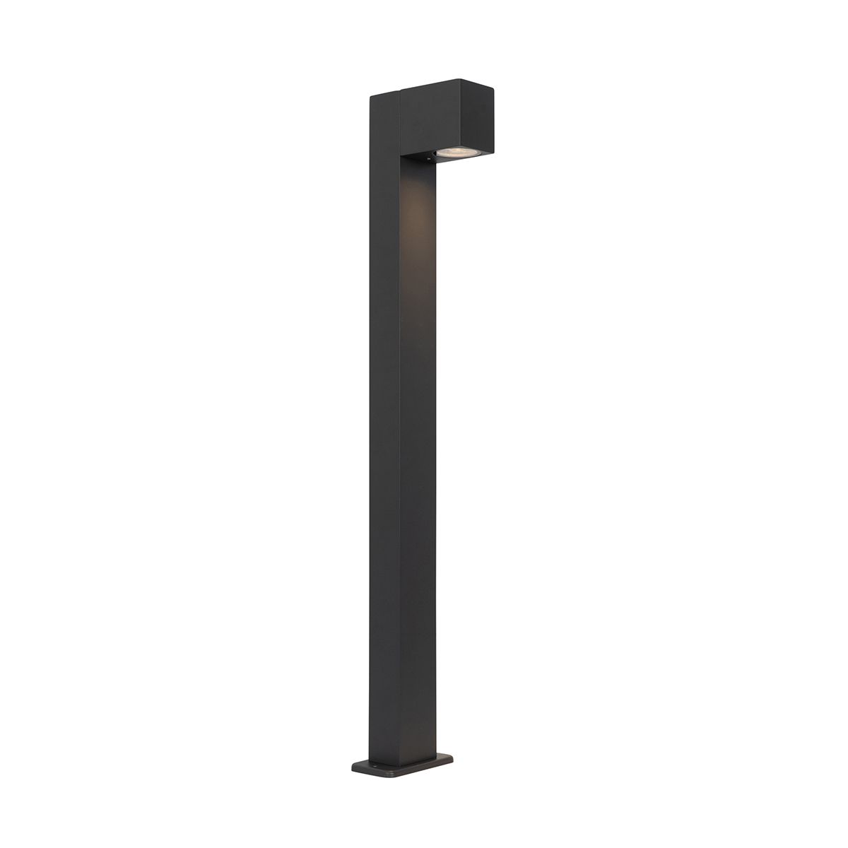 Buitenlamp donkergrijs met grondpin en kabelmof 80cm IP44 - Baleno