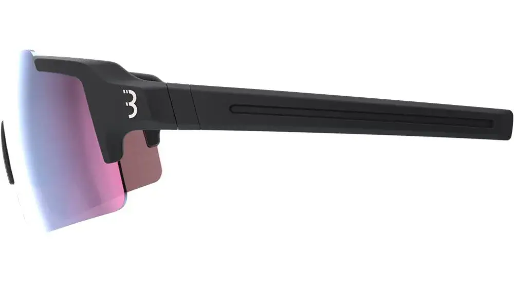 BBB Cycling BSG-70 FullView Sport Zonnebril HC Red Mirror Lens Mat Zwart