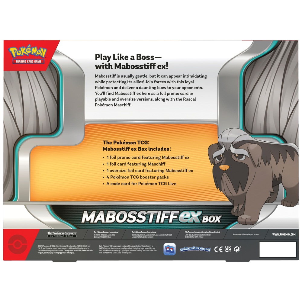 Pokémon-Sammelkartenspiel: Mabosstiff ex Box