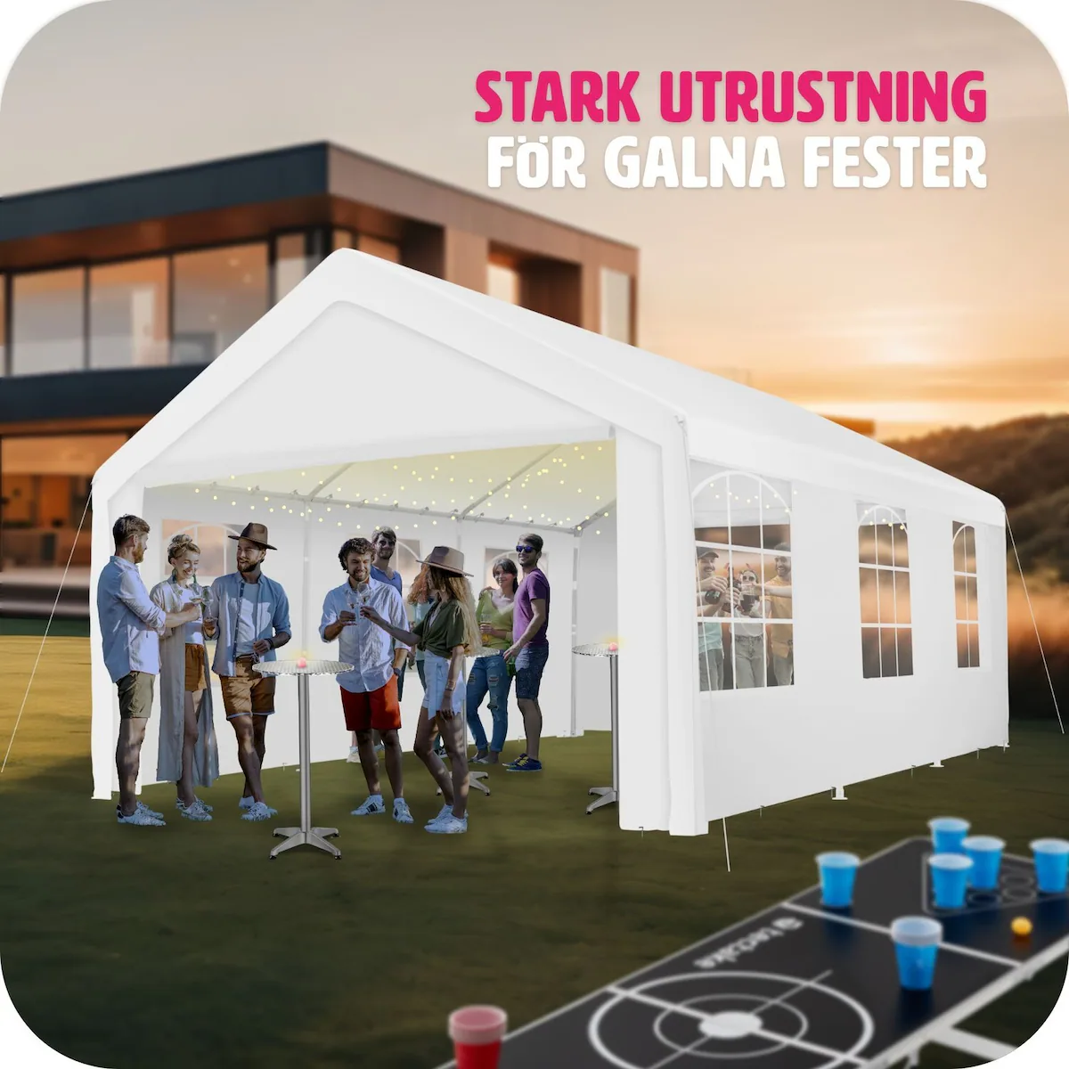 Paviljong Jasko - hvit