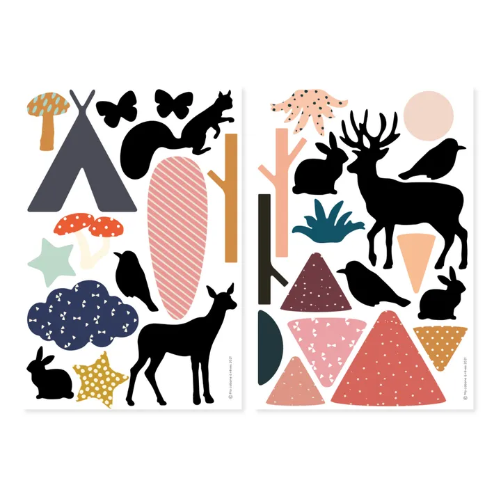 Ma Cabane à rêves Magnets Animaux Forêt