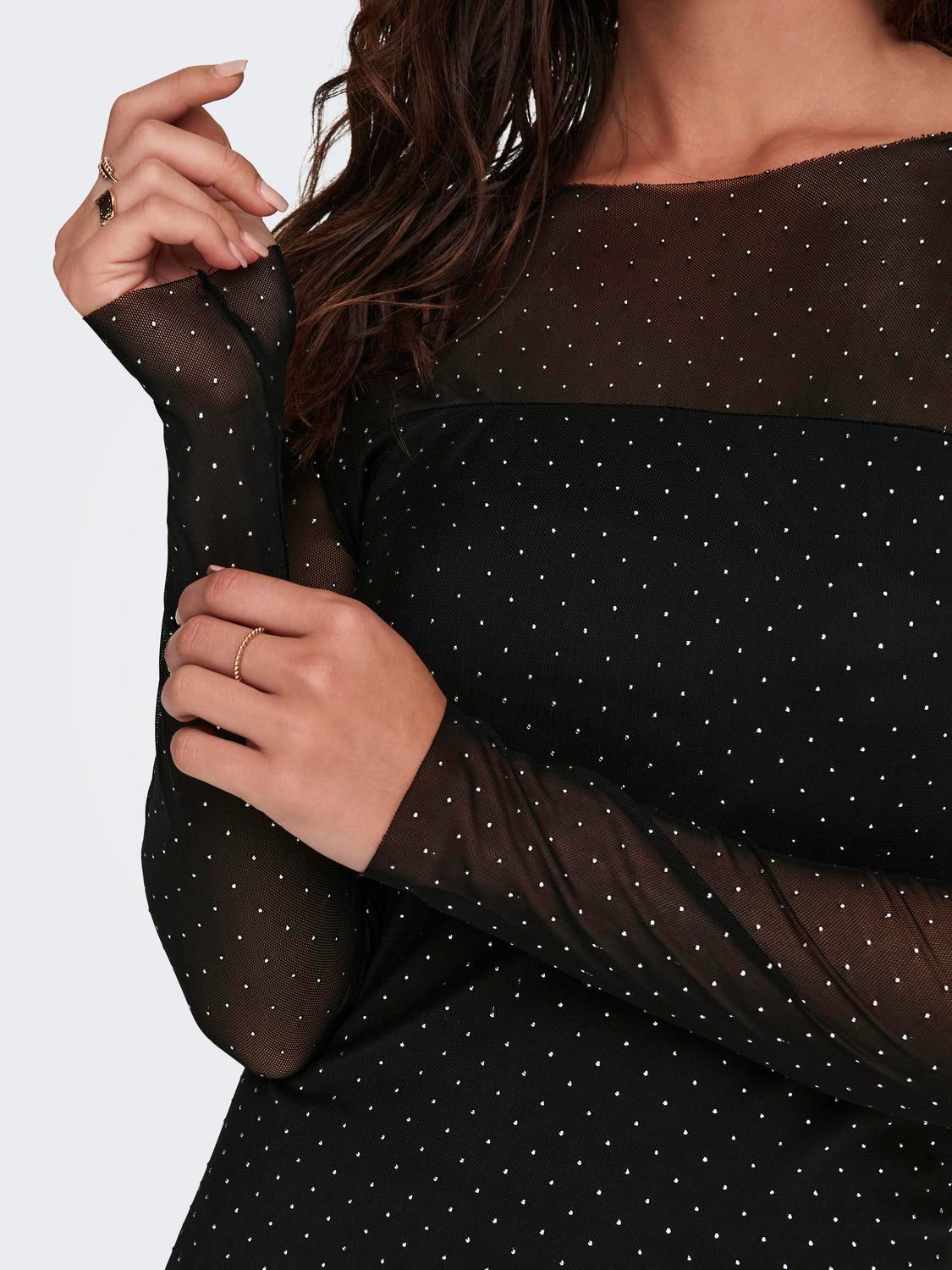 JDYELSA Langes Kleid Black