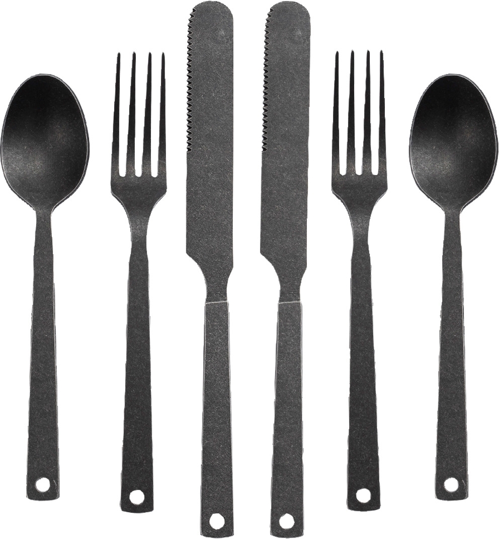 Barebones Besteckset 6 teilig Matt