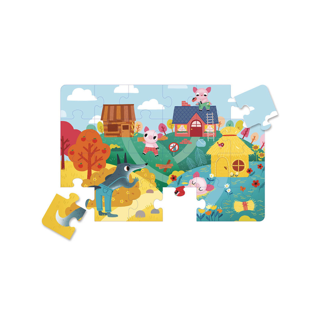 P'tits Jeux De Puzzles Classiques - Bienvenue chez les 3 Petits Cochons